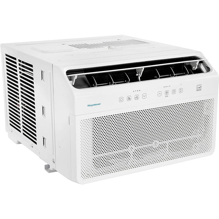 Keystone - 350 Sq. Ft 8,000 BTU Window Mounted Inverter Air Conditioner with 7,000 BTU Heater - White_5