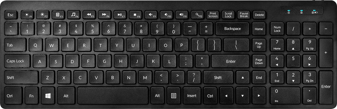 Insignia™ - Full-size Bluetooth Scissor Switch Keyboard - Black_0