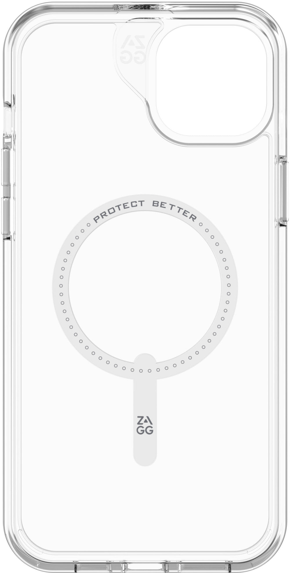 ZAGG - mophie New Phone Essentials Kit: 360 Protection + Fast, Compact Power for Apple iPhone 15 Plus - Clear/White_1