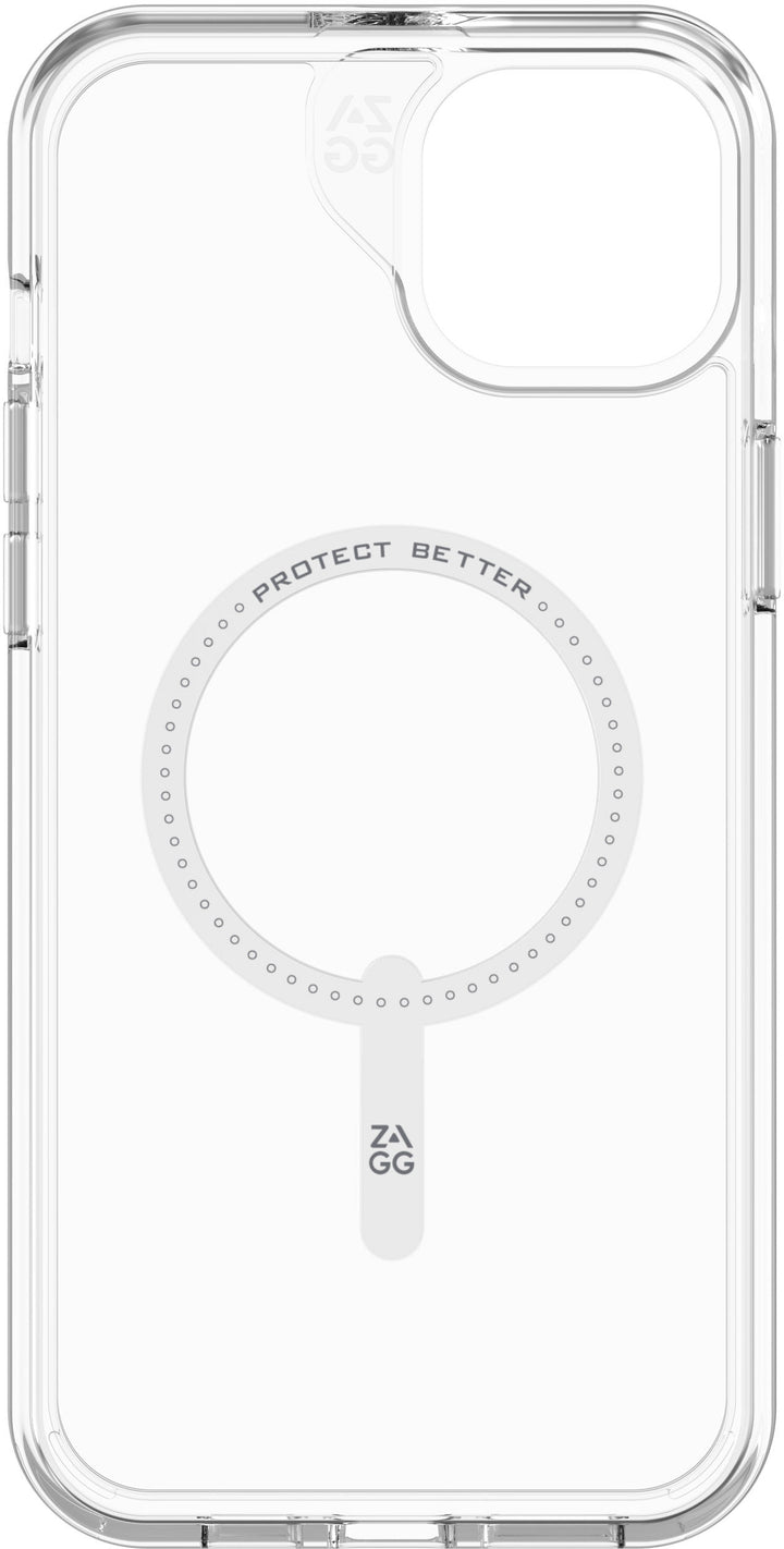 ZAGG - mophie New Phone Essentials Kit: 360 Protection + Fast, Compact Power for Apple iPhone 15 Plus - Clear/White_1