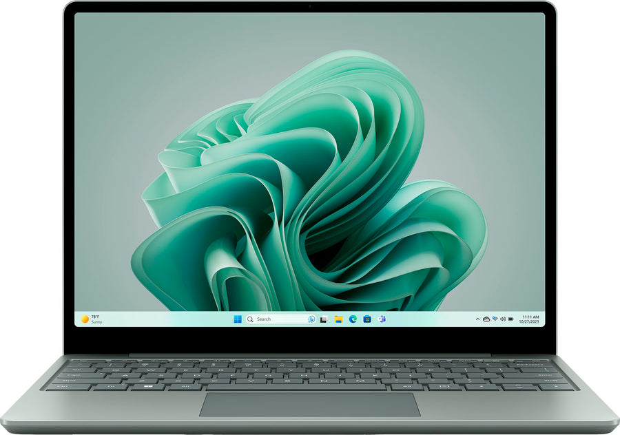Microsoft - Surface Laptop Go 3 12.4" Touch-Screen - Intel Core i5 with 8GB Memory - 256GB SSD (Latest Model) - Sage_0