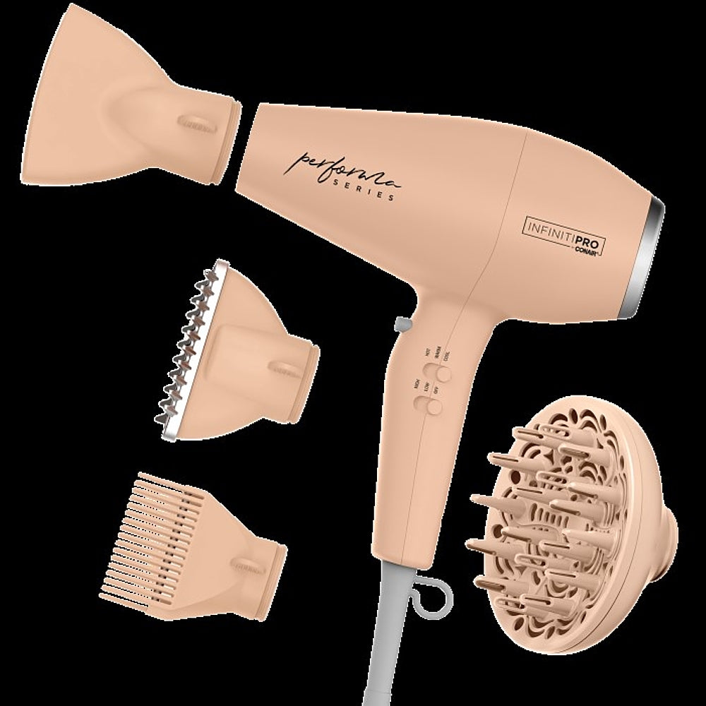 InfinitiPRO by Conair Ionic Ceramic Dryer, Performa Series - Peach_1