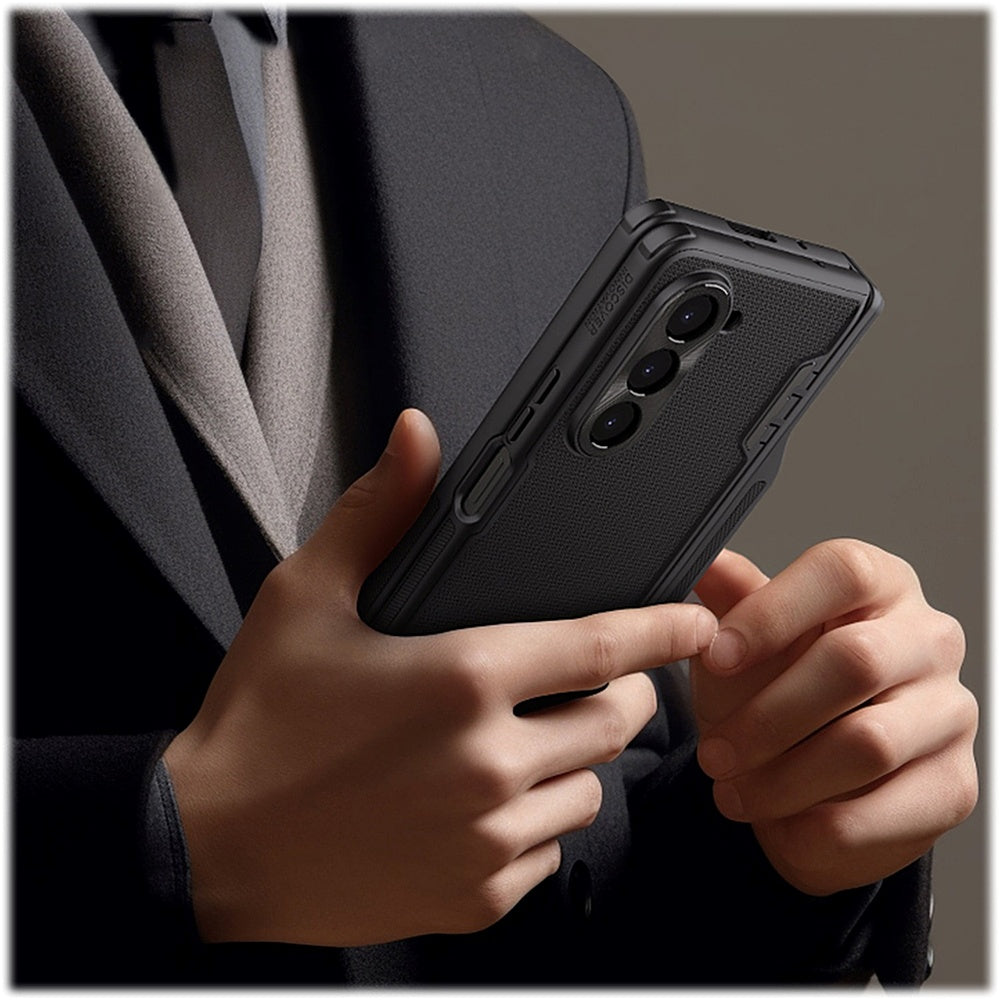 SaharaCase - GRIP Series with Kickstand and Stylus Compatibility Case for Samsung Galaxy Z Fold5 - Black_3