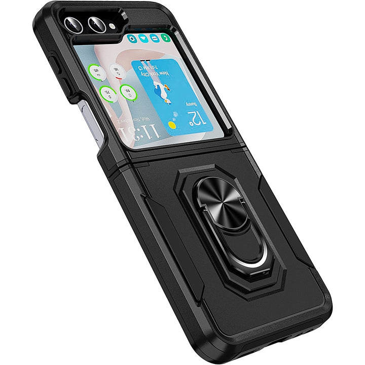 SaharaCase - Heavy Duty Kickstand Case for Samsung Galaxy Z Flip5 - Black_5