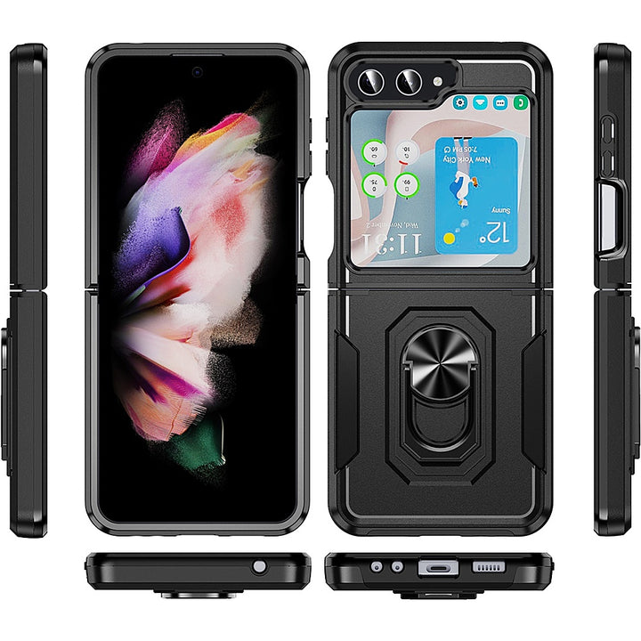 SaharaCase - Heavy Duty Kickstand Case for Samsung Galaxy Z Flip5 - Black_4