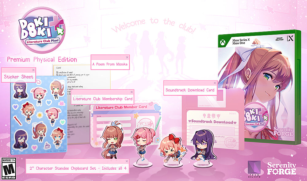 Doki Doki Literature Club Plus! Premium Physical Edition - Xbox Series X, Xbox One_1