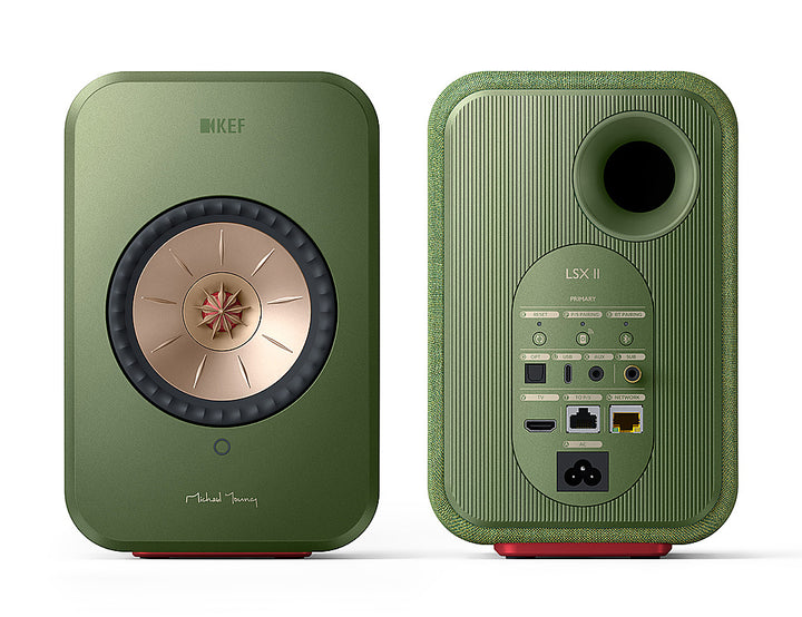 KEF - LSXII Wireless Bookshelf Speakers Pair - Green_0