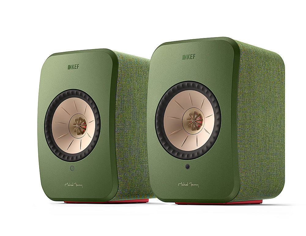 KEF - LSXII Wireless Bookshelf Speakers Pair - Green_2