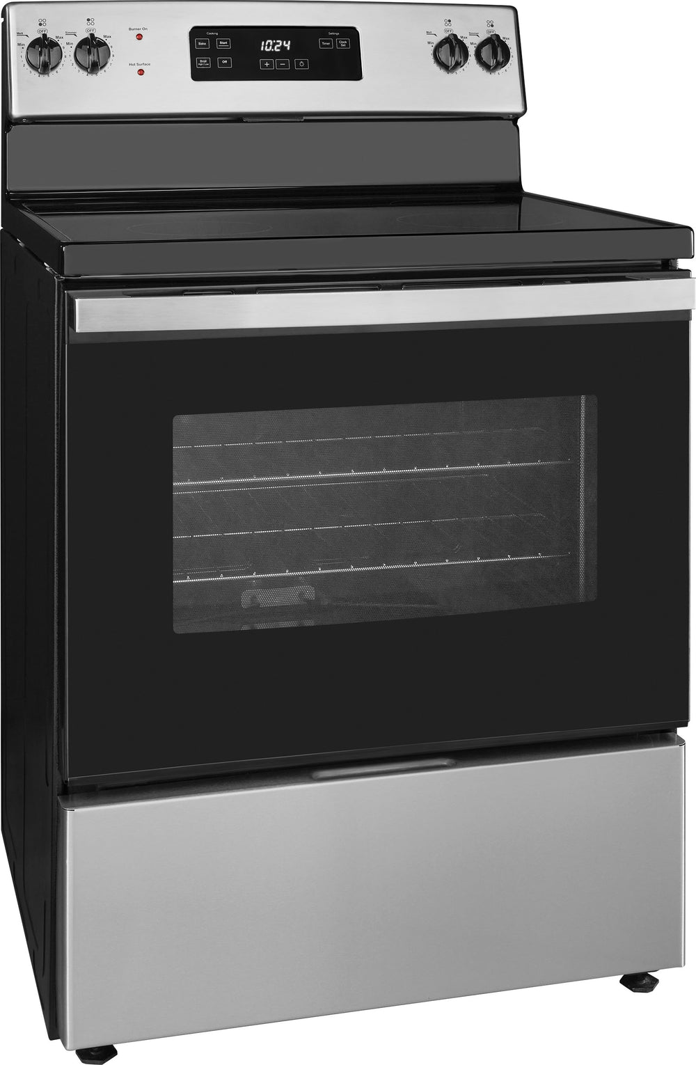 Insignia™ - 5 Cu. Ft. Freestanding Electric Range - Stainless Steel_1