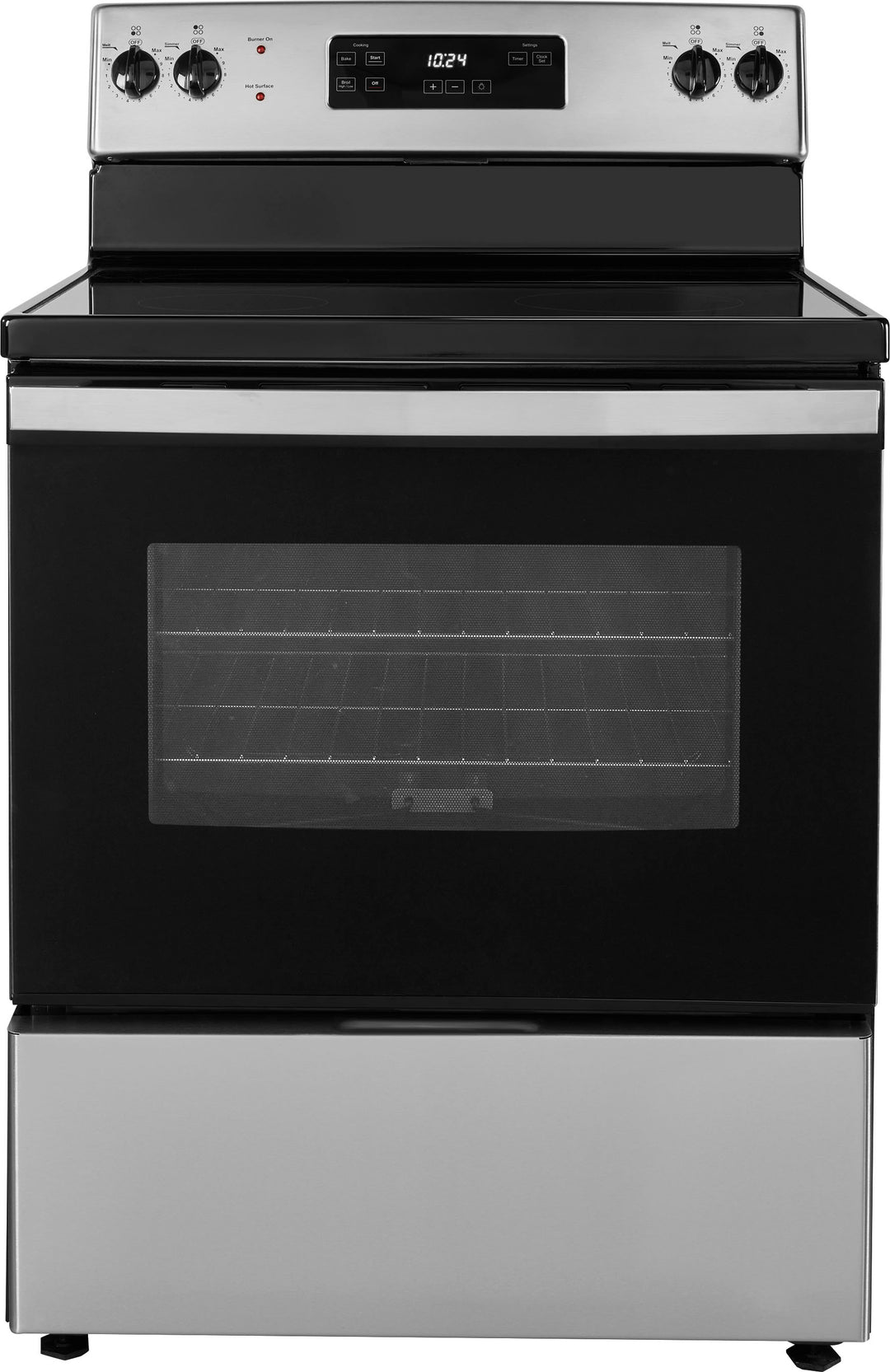 Insignia™ - 5 Cu. Ft. Freestanding Electric Range - Stainless Steel_0