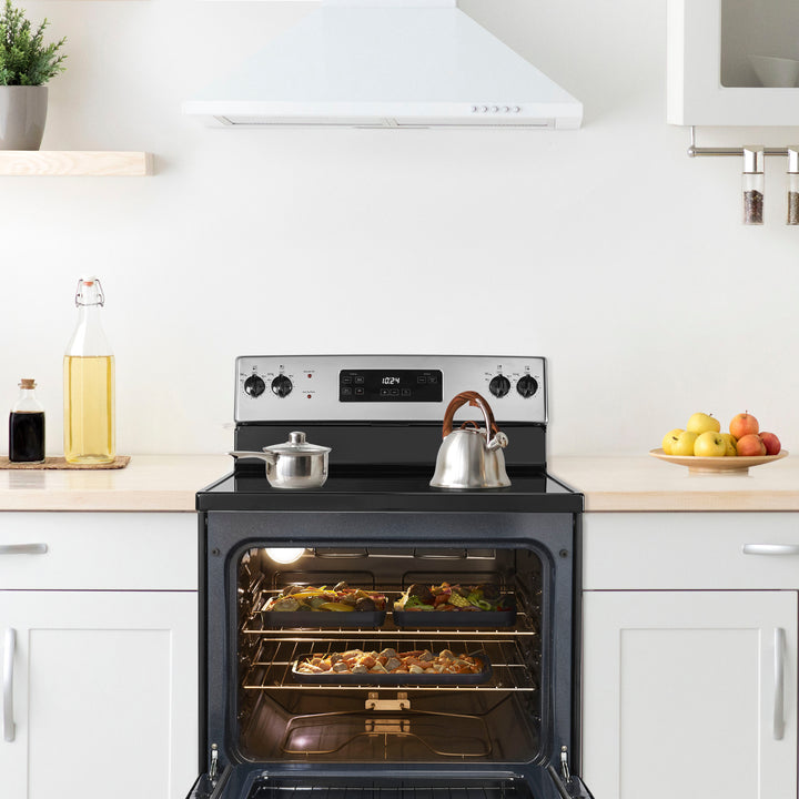 Insignia™ - 5 Cu. Ft. Freestanding Electric Range - Stainless Steel_8