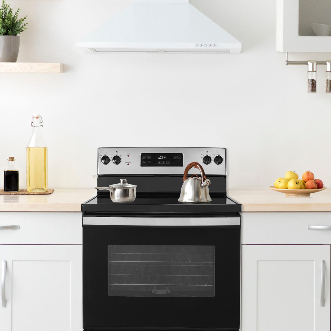 Insignia™ - 5 Cu. Ft. Freestanding Electric Range - Stainless Steel_7