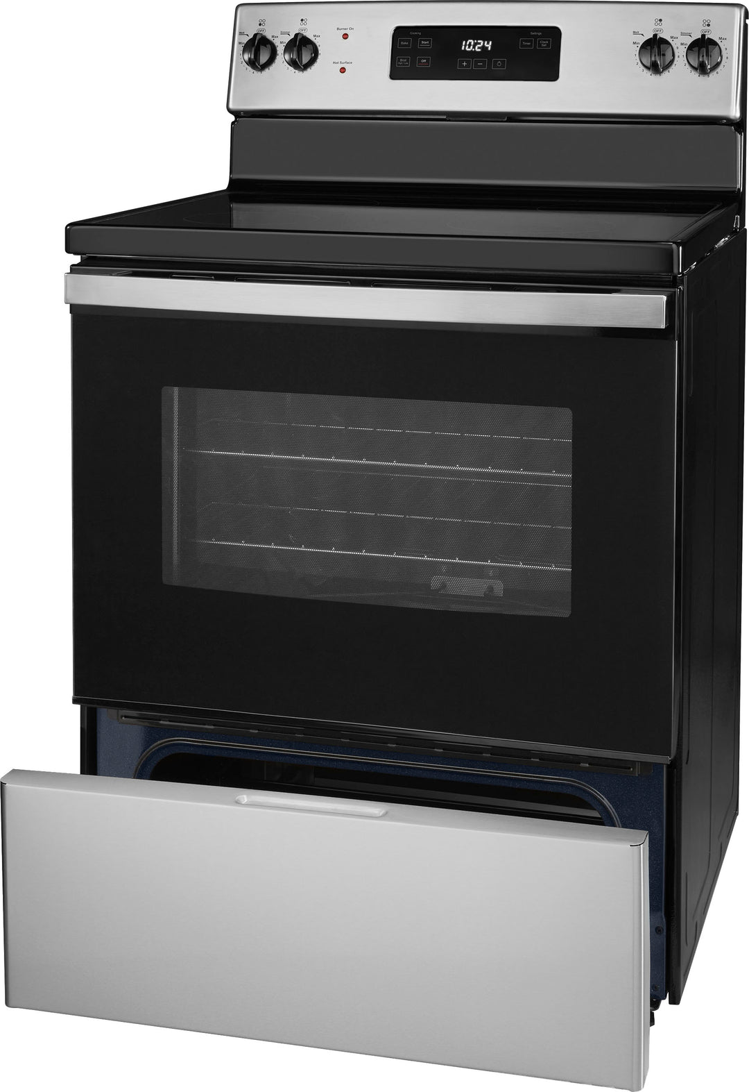 Insignia™ - 5 Cu. Ft. Freestanding Electric Range - Stainless Steel_4
