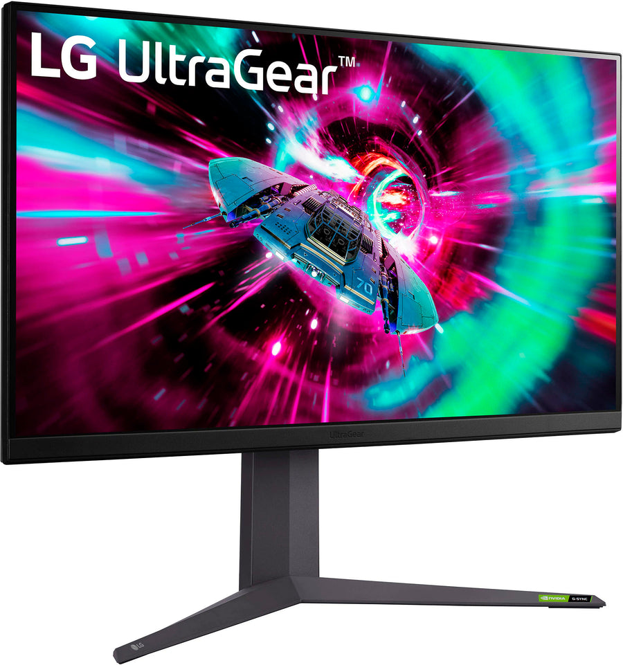 LG - UltraGear 32" IPS UHD FreeSync and G-SYNC Compatible Monitor with HDR (Display Port, HDMI) - Black_0