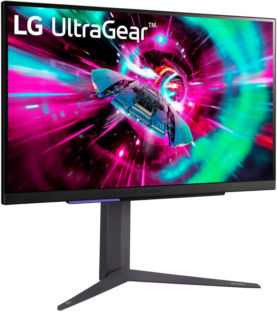 LG - UltraGear 27" IPS UHD FreeSync and G-SYNC Compatible Monitor with HDR (Display Port, HDMI) - Black_0