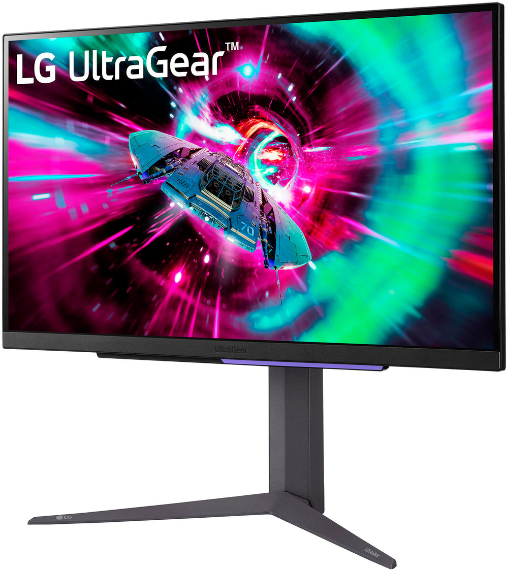 LG - UltraGear 27" IPS UHD FreeSync and G-SYNC Compatible Monitor with HDR (Display Port, HDMI) - Black_1