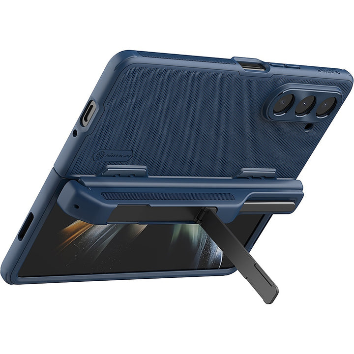 SaharaCase - GRIP Series with Kickstand and Stylus Compatibility Case for Samsung Galaxy Z Fold5 - Blue_7