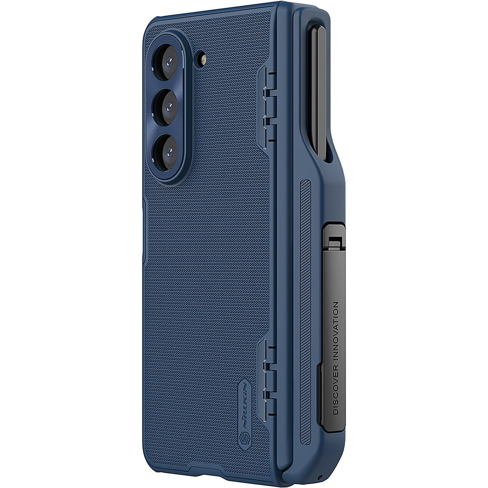 SaharaCase - GRIP Series with Kickstand and Stylus Compatibility Case for Samsung Galaxy Z Fold5 - Blue_5