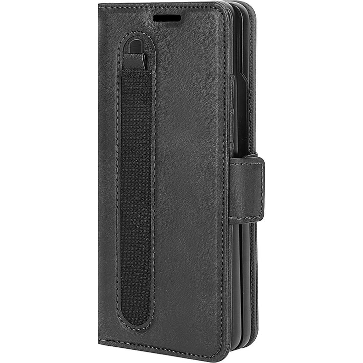 SaharaCase - Leather Folio Wallet Case for Samsung Galaxy Z Fold5 - Black_6