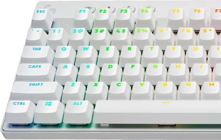 Logitech - PRO X TKL LIGHTSPEED Wireless Mechanical Tactile Switch Gaming Keyboard with LIGHTSYNC RGB - White_7