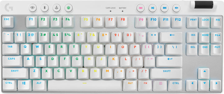 Logitech - PRO X TKL LIGHTSPEED Wireless Mechanical Tactile Switch Gaming Keyboard with LIGHTSYNC RGB - White_4