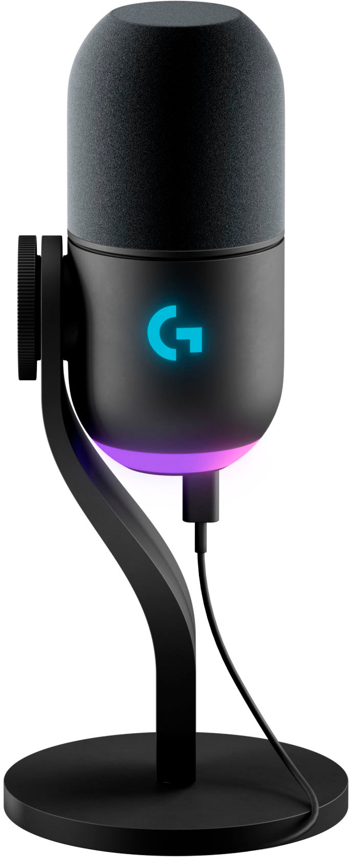 Logitech - Yeti GX Wired Supercardioid Dynamic Gaming Microphone with LIGHTSYNC RGB Lights_0
