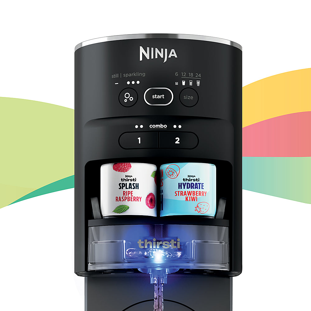 Ninja - Thirsti Drink System, makes Sparkling and Still Water, 6-oz. to 24-oz Sizes - Black_8