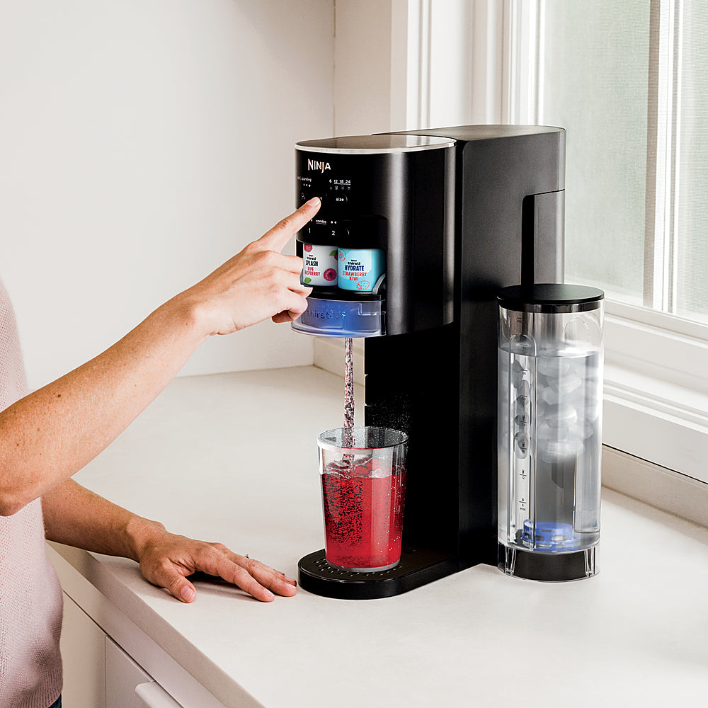 Ninja - Thirsti Drink System, makes Sparkling and Still Water, 6-oz. to 24-oz Sizes - Black_5