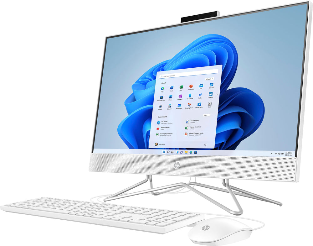 HP - 23.8" Full HD Touch-Screen All-in-One - Intel Core i5 - 8GB Memory - 512GB SSD - Snow White_1