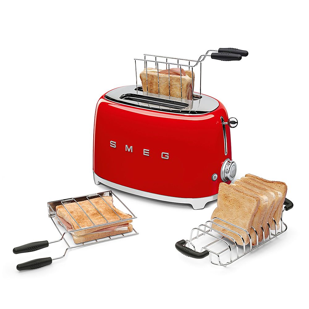 SMEG - TSF01 2-Slice Wide Slot Toaster - Red_1