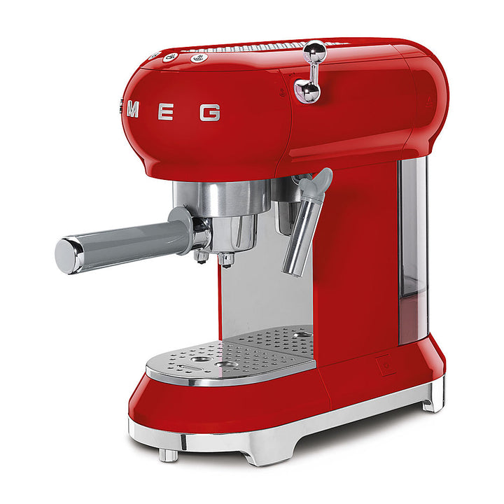 SMEG - ECF01 Semi-Automatic 15 bar pressure Espresso Machine - Red_2