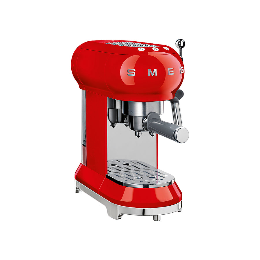 SMEG - ECF01 Semi-Automatic 15 bar pressure Espresso Machine - Red_0
