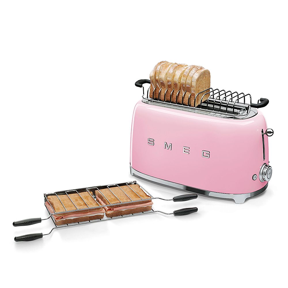 SMEG - TSF01 4-Slice Wide Slot Toaster - Pink_2