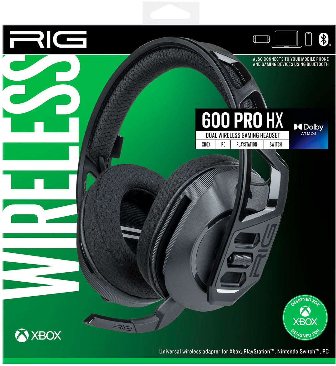 RIG - 600 Pro HX Wireless Over-the-Ear Gaming Headset - Black_2
