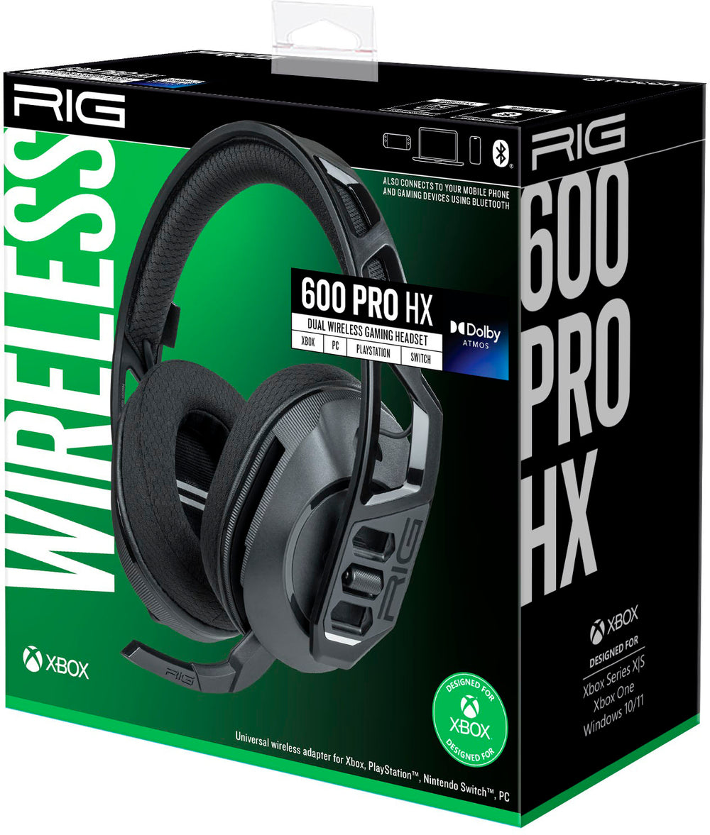RIG - 600 Pro HX Wireless Over-the-Ear Gaming Headset - Black_1