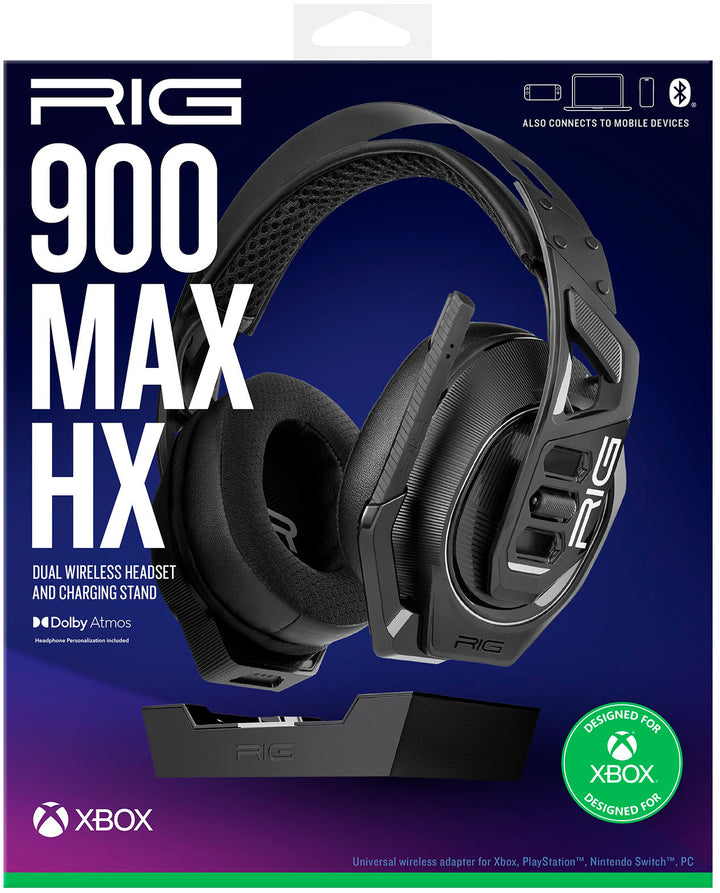 RIG - 900 Max HX Wireless Over-the-Ear Gaming Headset - Black_11