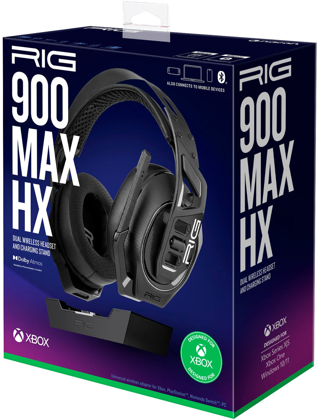 RIG - 900 Max HX Wireless Over-the-Ear Gaming Headset - Black_10