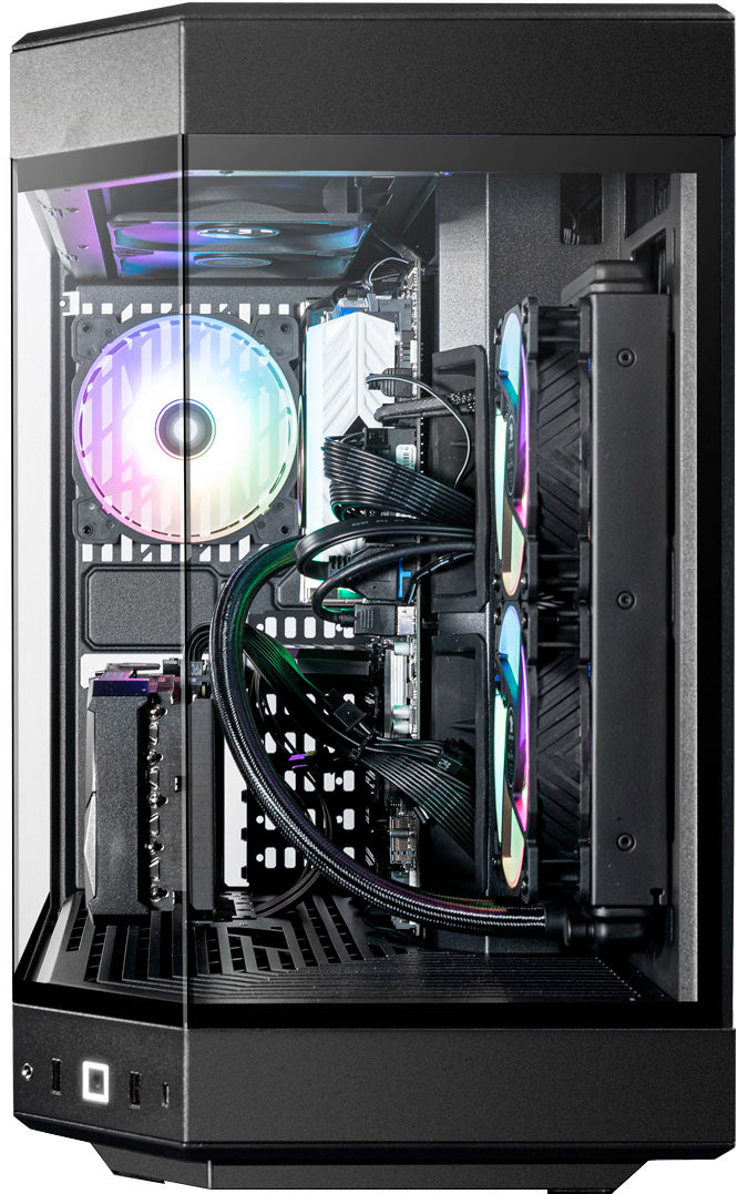 iBUYPOWER - Y60 Gaming Desktop - AMD Ryzen 7 7700X - NVIDIA GeForce RTX 4060Ti 8GB - 32GB DDR5 RAM - 2TB NVMe SSD - Black_2