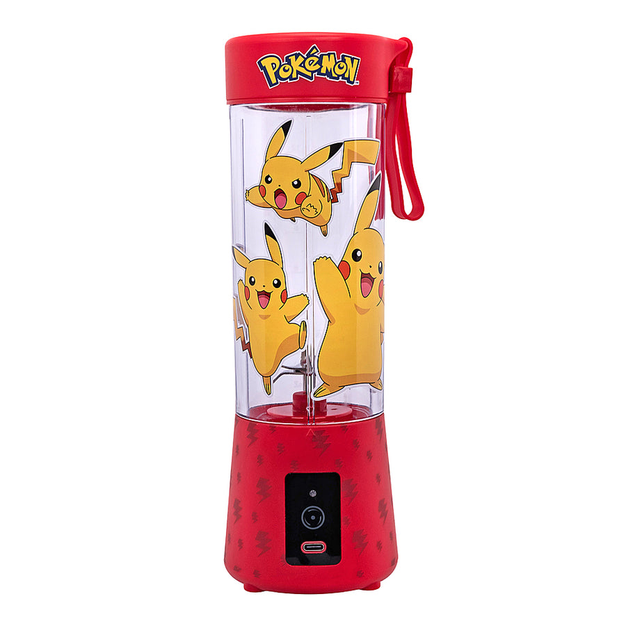 Uncanny Brands Pokémon Pikachu USB-Rechargeable Portable Blender - Red_0