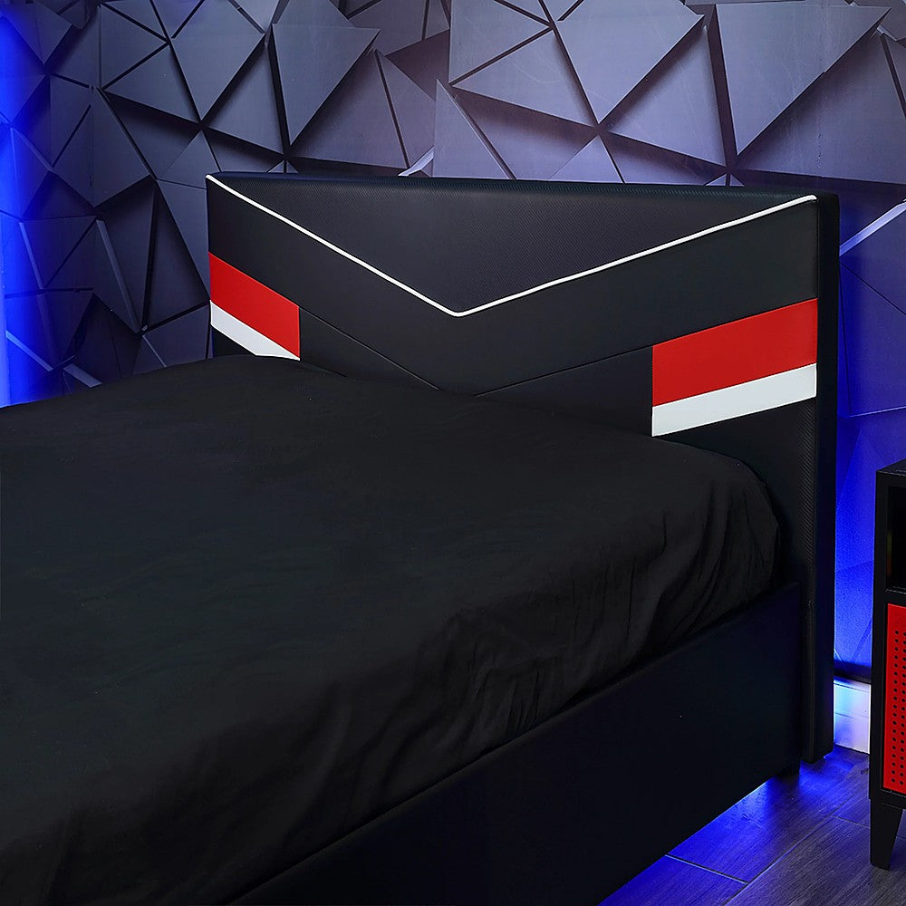X Rocker - Orion eSports Gaming Bed Frame, Full - Black/Red_8