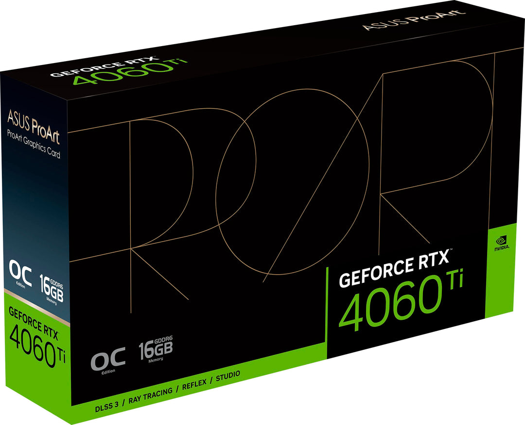ASUS - NVIDIA GeForce RTX 4060 Ti ProArt Overclock 16GB GDDR6 PCI Express 4.0 Graphics Card - Black_2