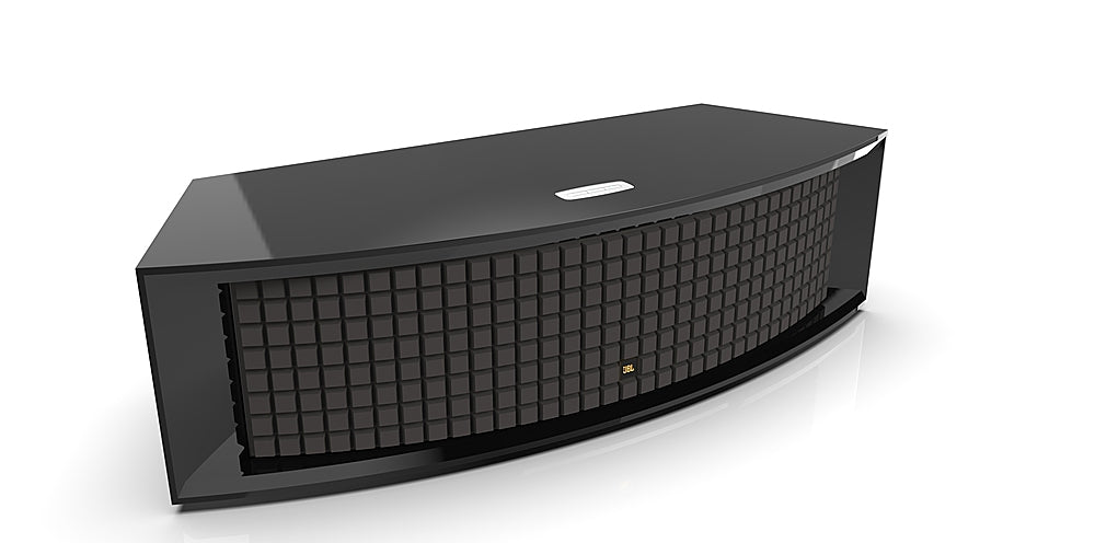 JBL - L75ms Black Edition Dual 5-1/4" Hi-Res 350W 3-Way Active Tabletop Speaker - Black Gloss_1