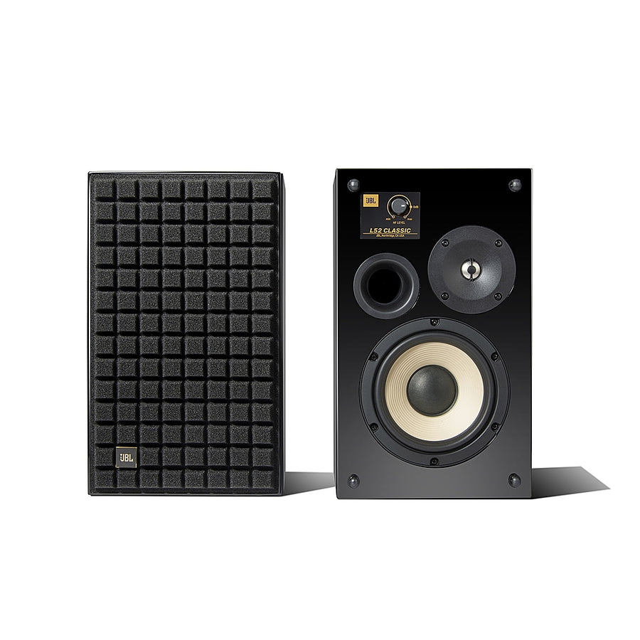 JBL - L52 Black Edition 5-1/4" Passive 2-Way Bookshelf Speaker (Pair) - Black Grille_0