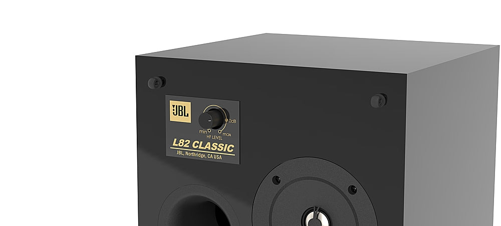 JBL - L82 Black Edition 8-inch 2-way Bookshelf Loudpeakers, Pair - Black Gloss_2