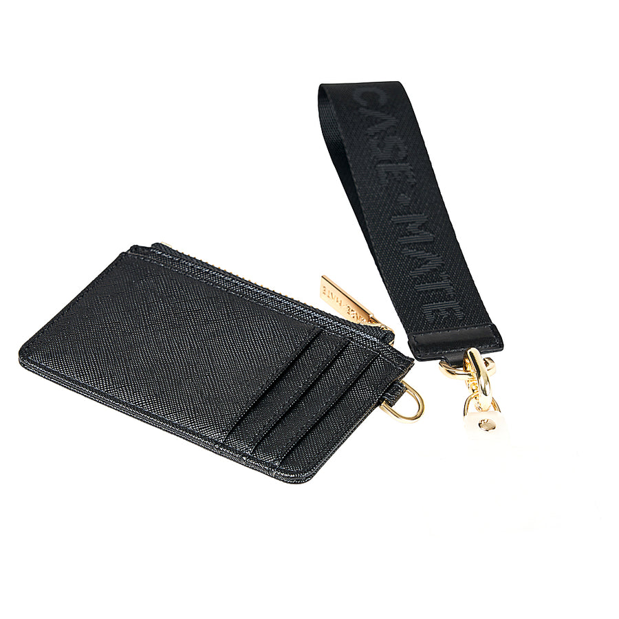 Case-Mate - Essential Strap with Wallet for Most Cell Phones - Black_0