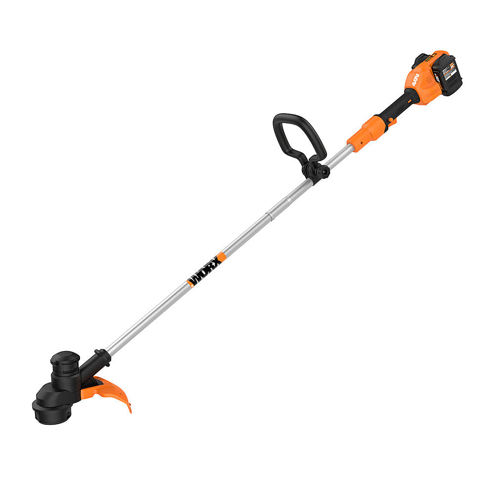 Worx WG183 40V Power Share Cordless 13" String Trimmer (Two Batteries & Charger Included) - Orange_0