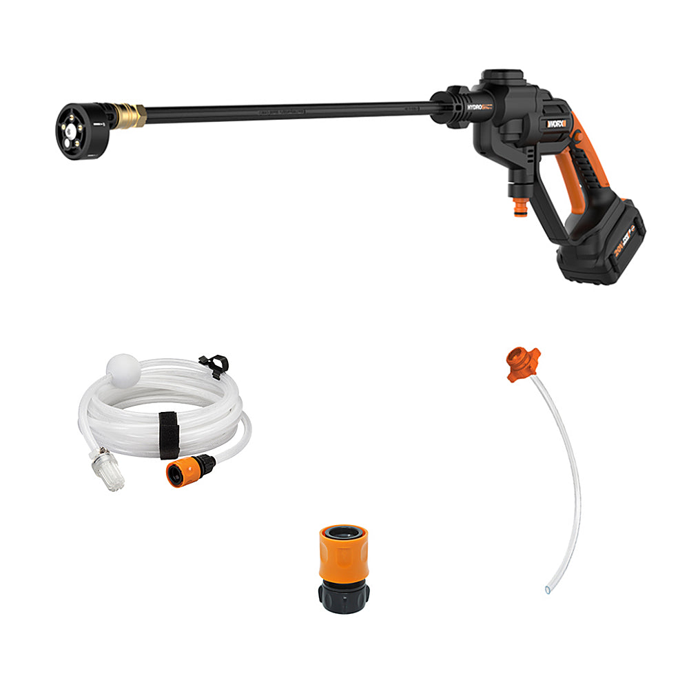Worx WG620 20V Power Share Cordless Hydroshot Portable Power Cleaner (4 Ah Battery and Charger Included) - Black_0
