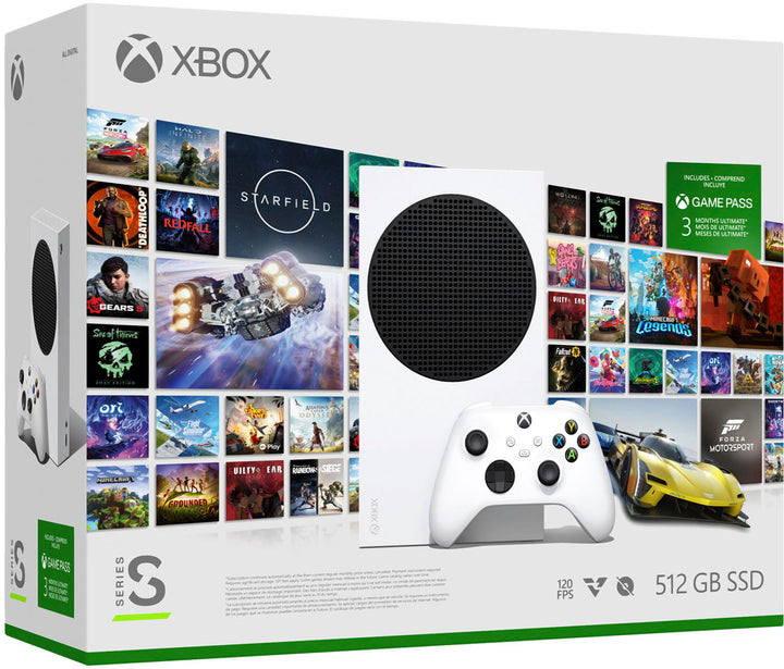 Microsoft - Xbox Series S 512GB All-Digital Starter Bundle Console with Xbox Game Pass (Disc-Free Gaming) - White_3