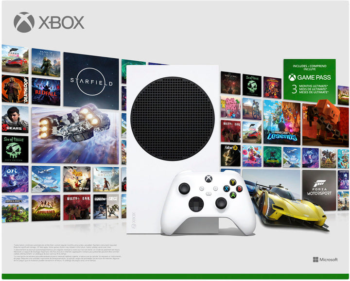 Microsoft - Xbox Series S 512GB All-Digital Starter Bundle Console with Xbox Game Pass (Disc-Free Gaming) - White_2