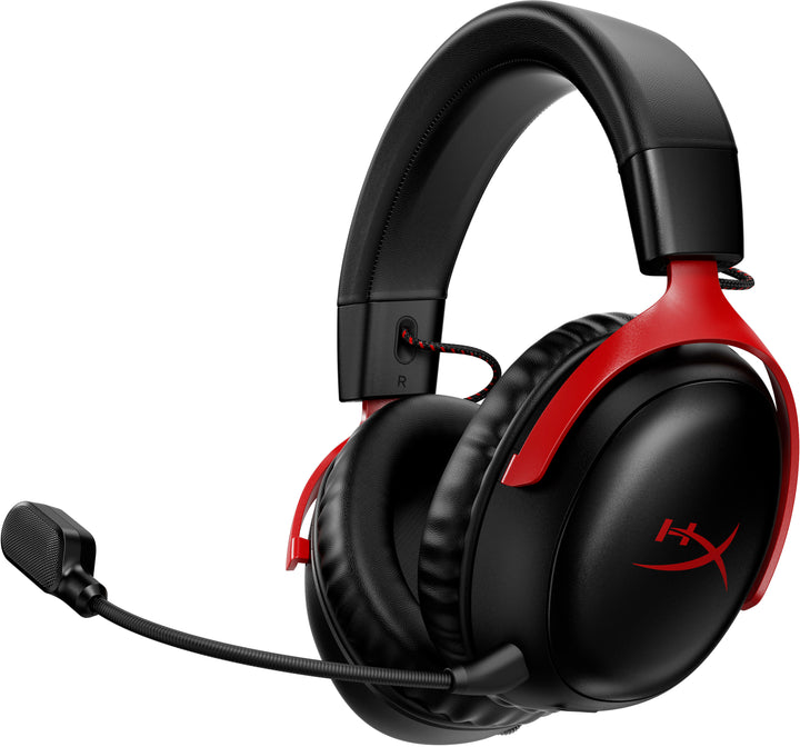 HyperX - Cloud III Wireless Gaming Headset for PC, PS5, and PS4 - Black/Red_0